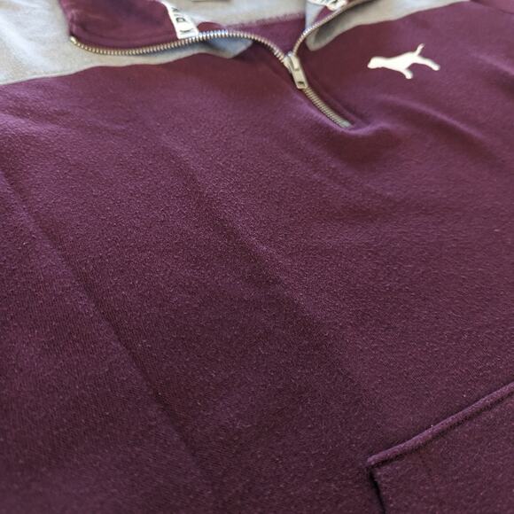 VS Pink Sweater Burgandy size Medium - Picture 3 of 5